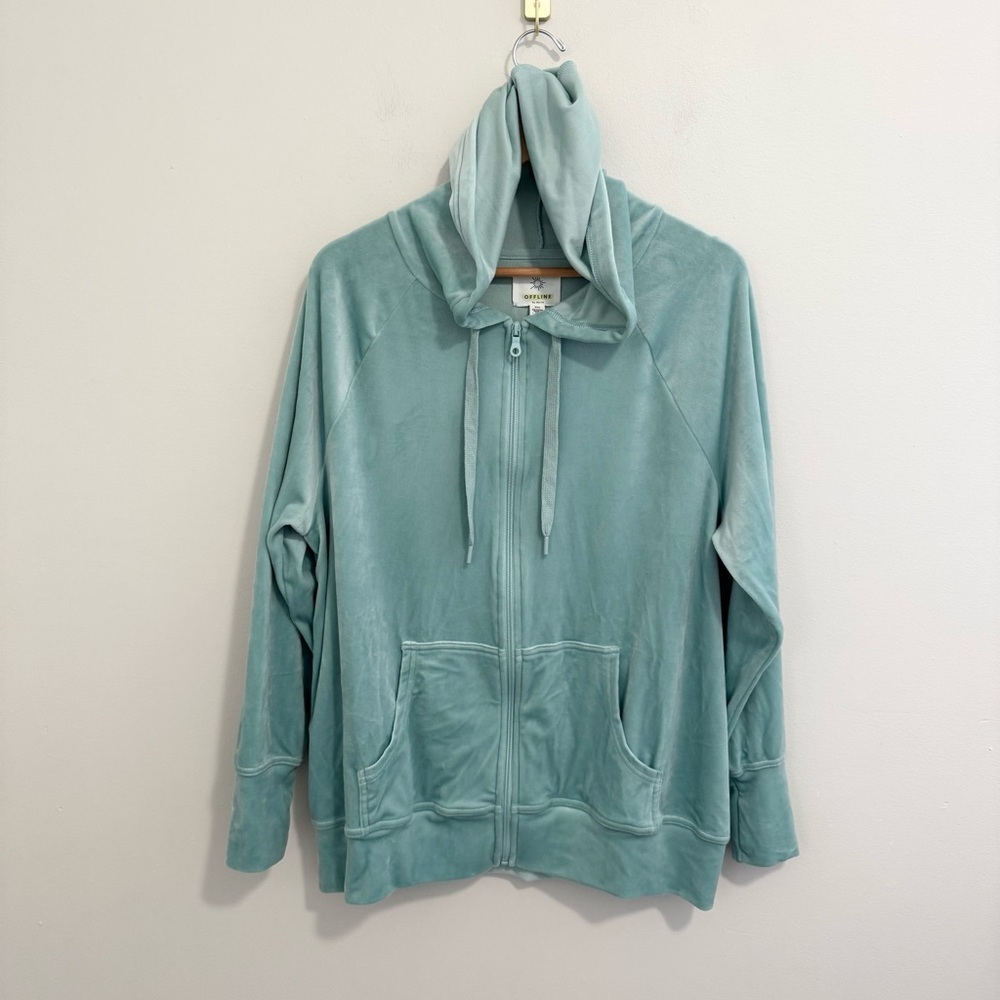 Aerie NWT Offline Velour Hoodie